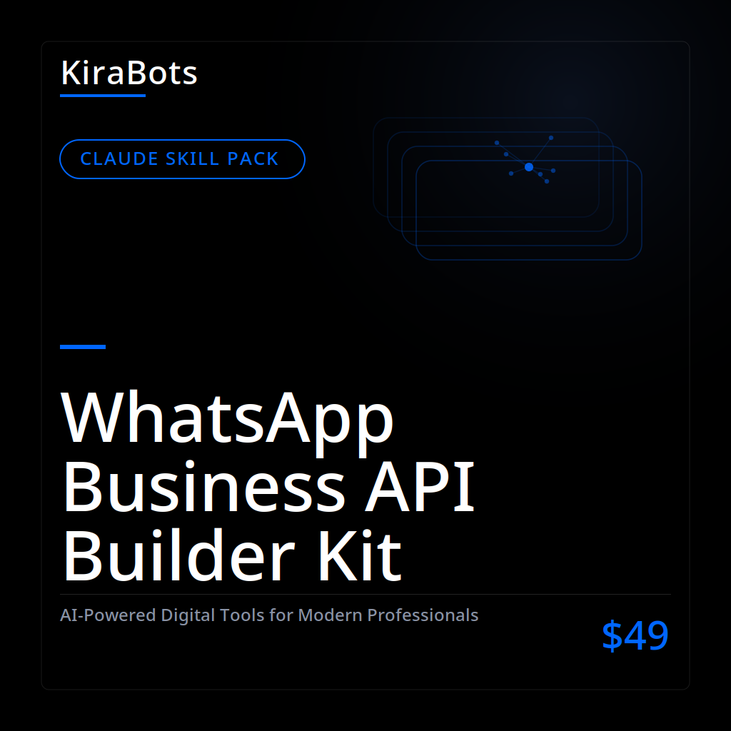 WhatsApp Business API Builder Kit