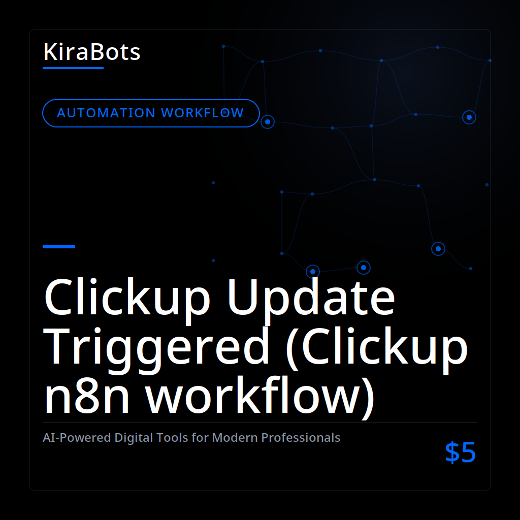 Clickup Update Triggered (Clickup n8n workflow)