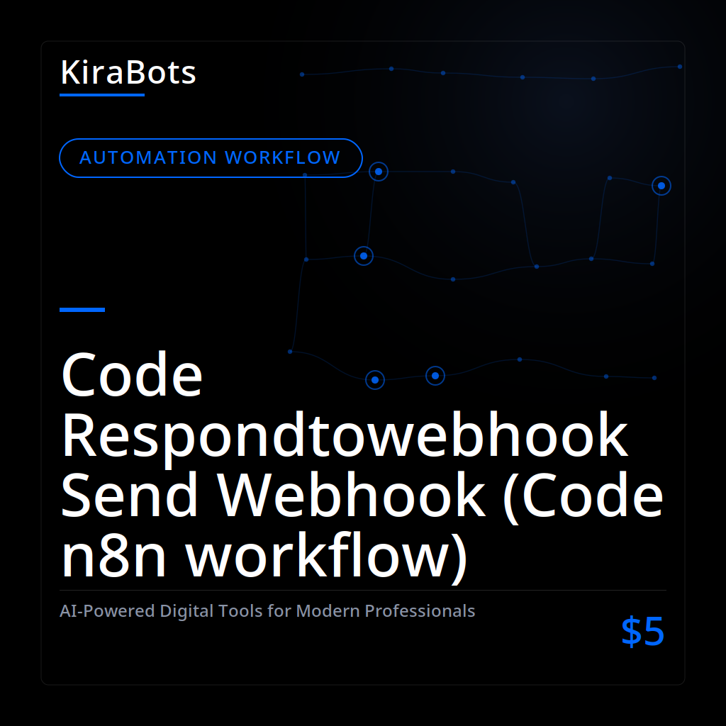 Code Respondtowebhook Send Webhook (Code n8n workflow)