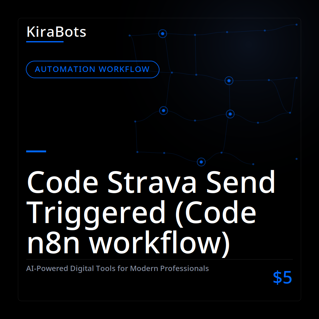 Code Strava Send Triggered (Code n8n workflow)