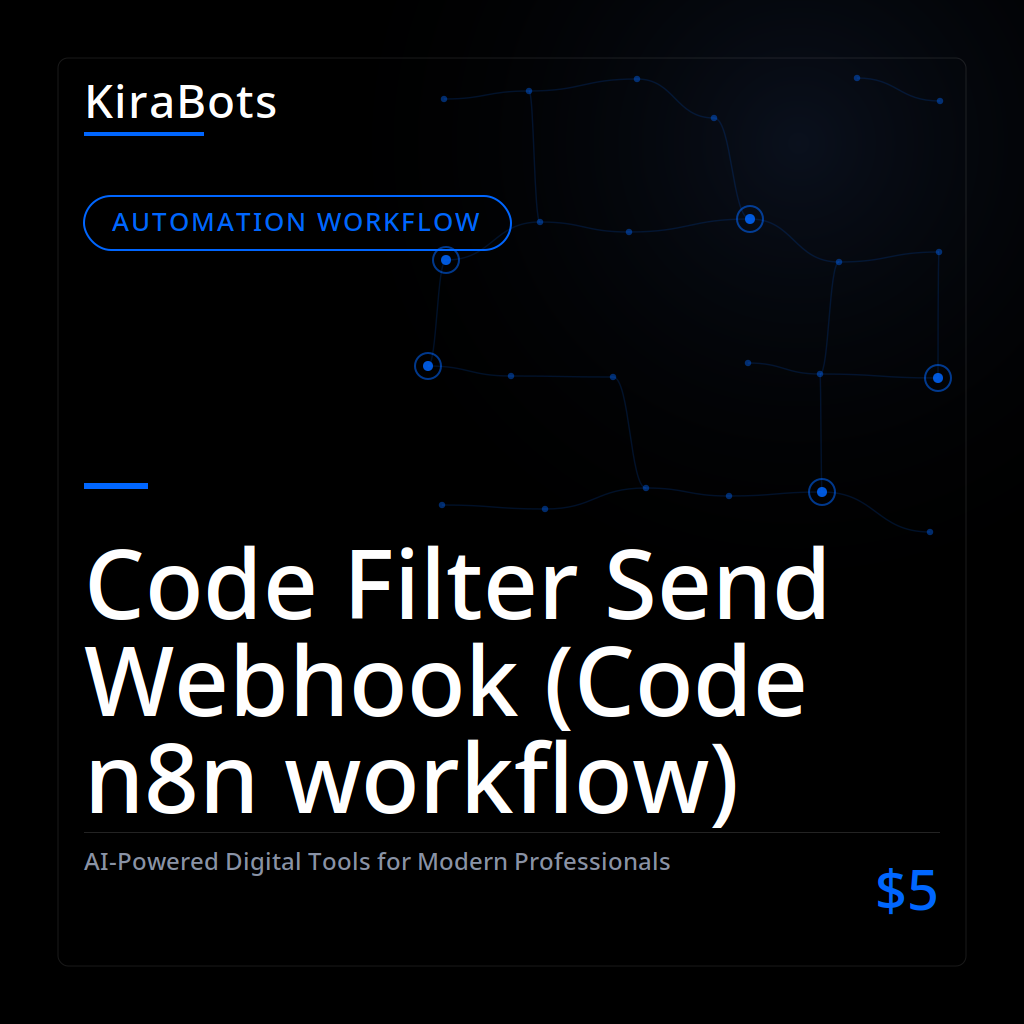 Code Filter Send Webhook (Code n8n workflow)