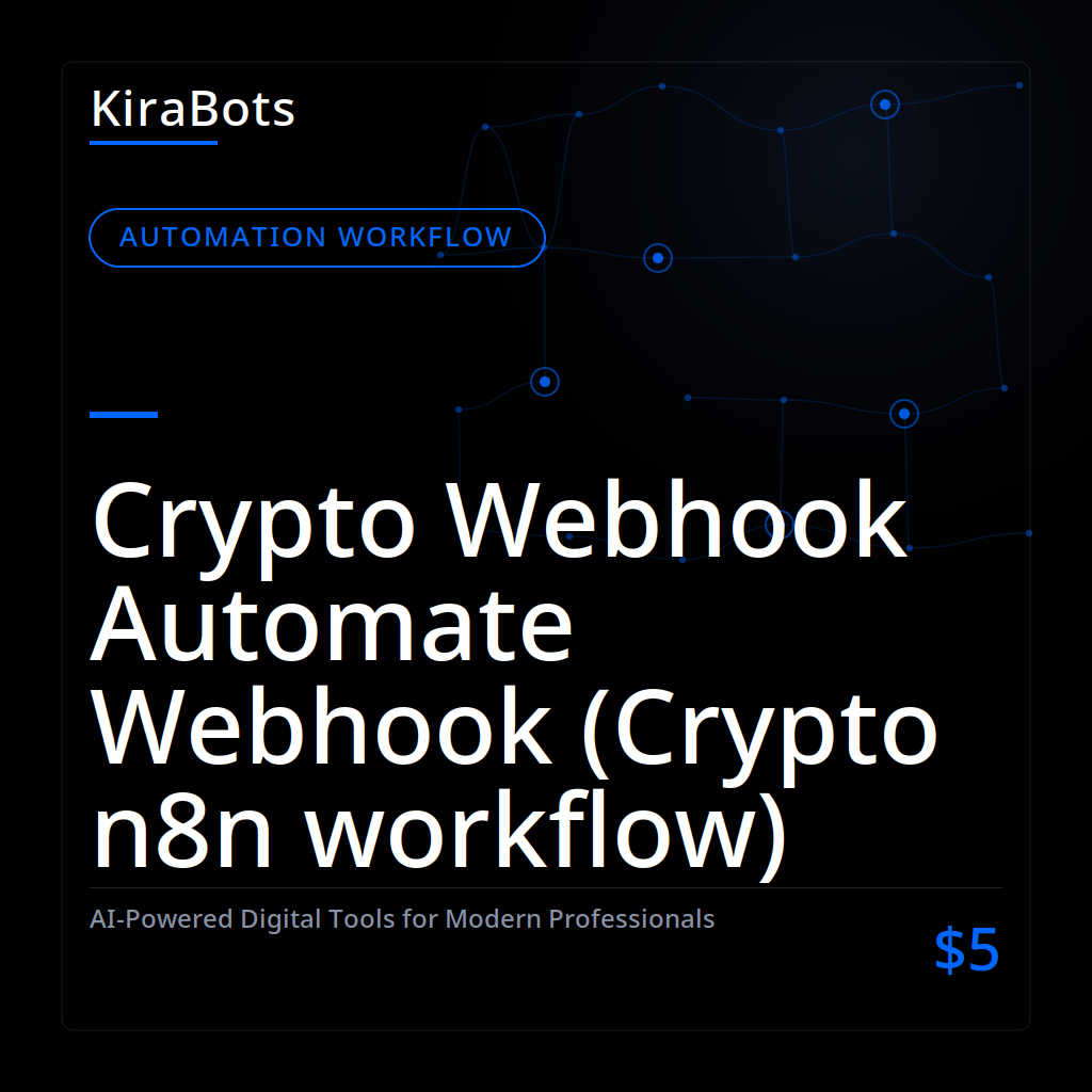 Crypto Webhook Automate Webhook (Crypto n8n workflow)