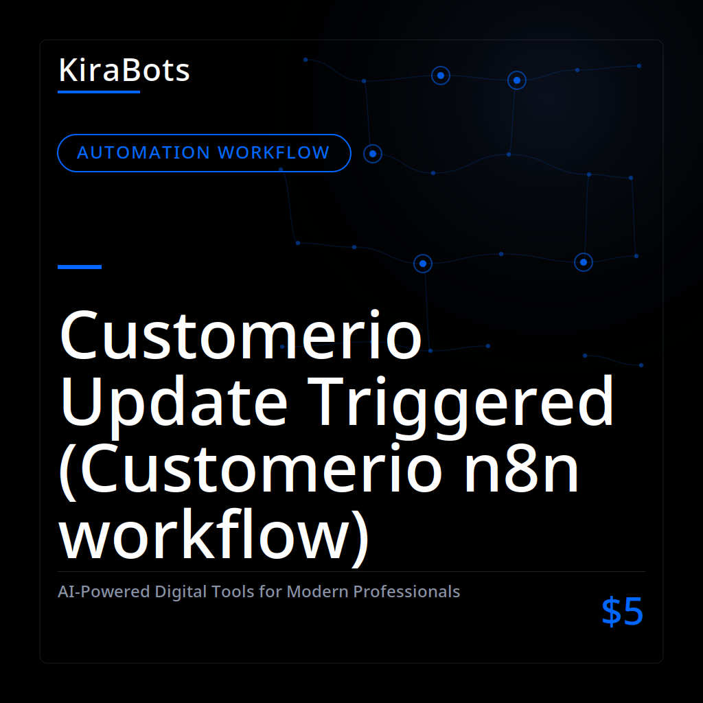 Customerio Update Triggered (Customerio n8n workflow)
