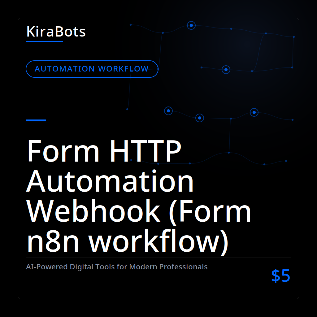 Form HTTP Automation Webhook (Form n8n workflow)