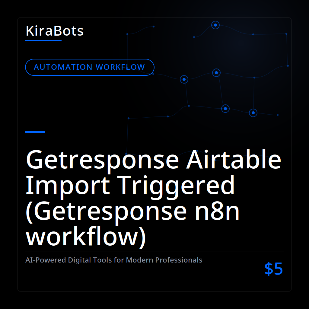 Getresponse Airtable Import Triggered (Getresponse n8n workflow)