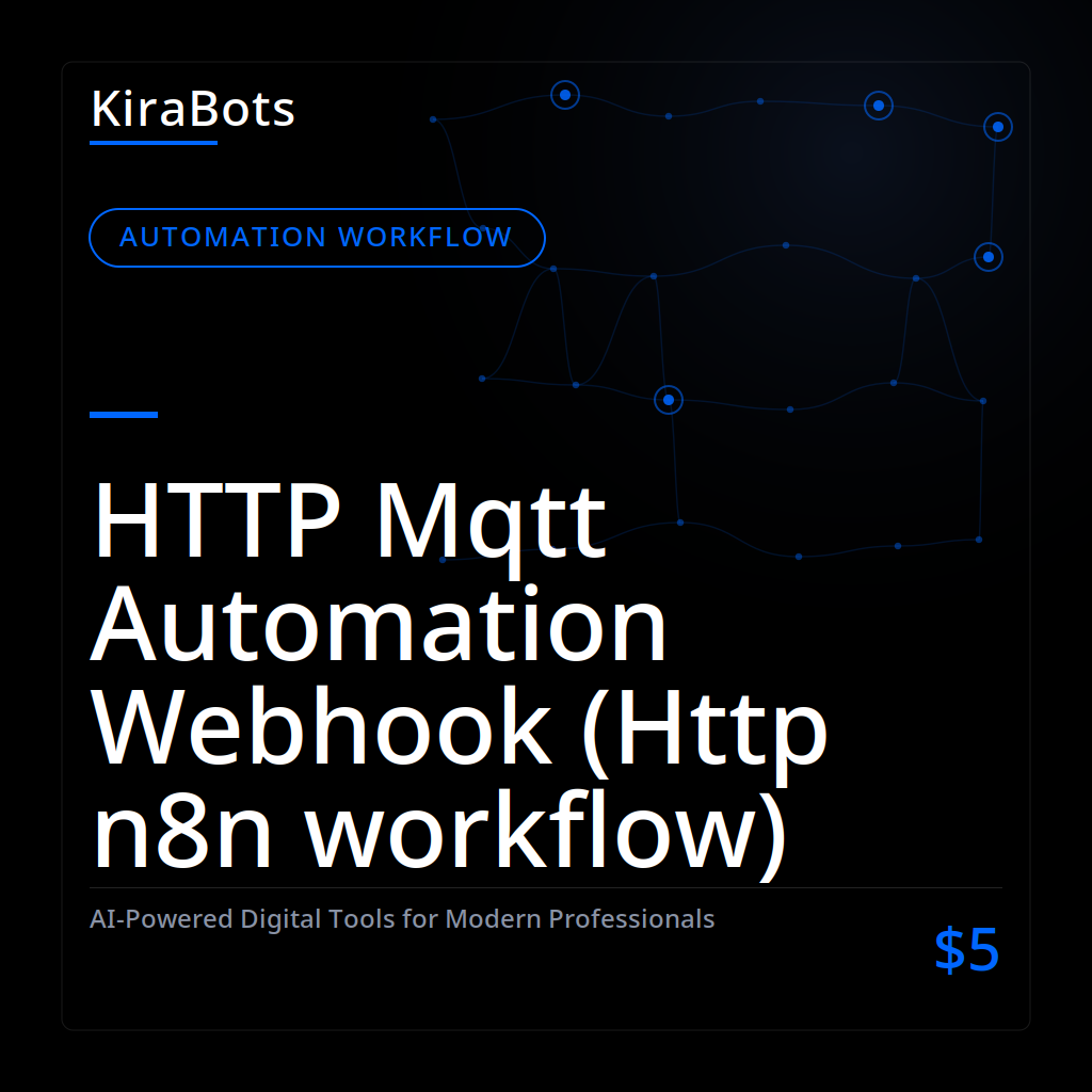 HTTP Mqtt Automation Webhook (Http n8n workflow)