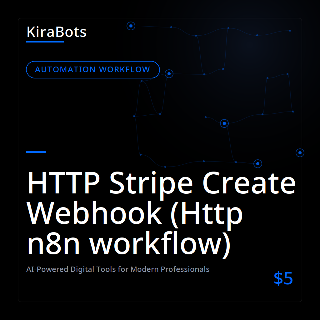 HTTP Stripe Create Webhook (Http n8n workflow)