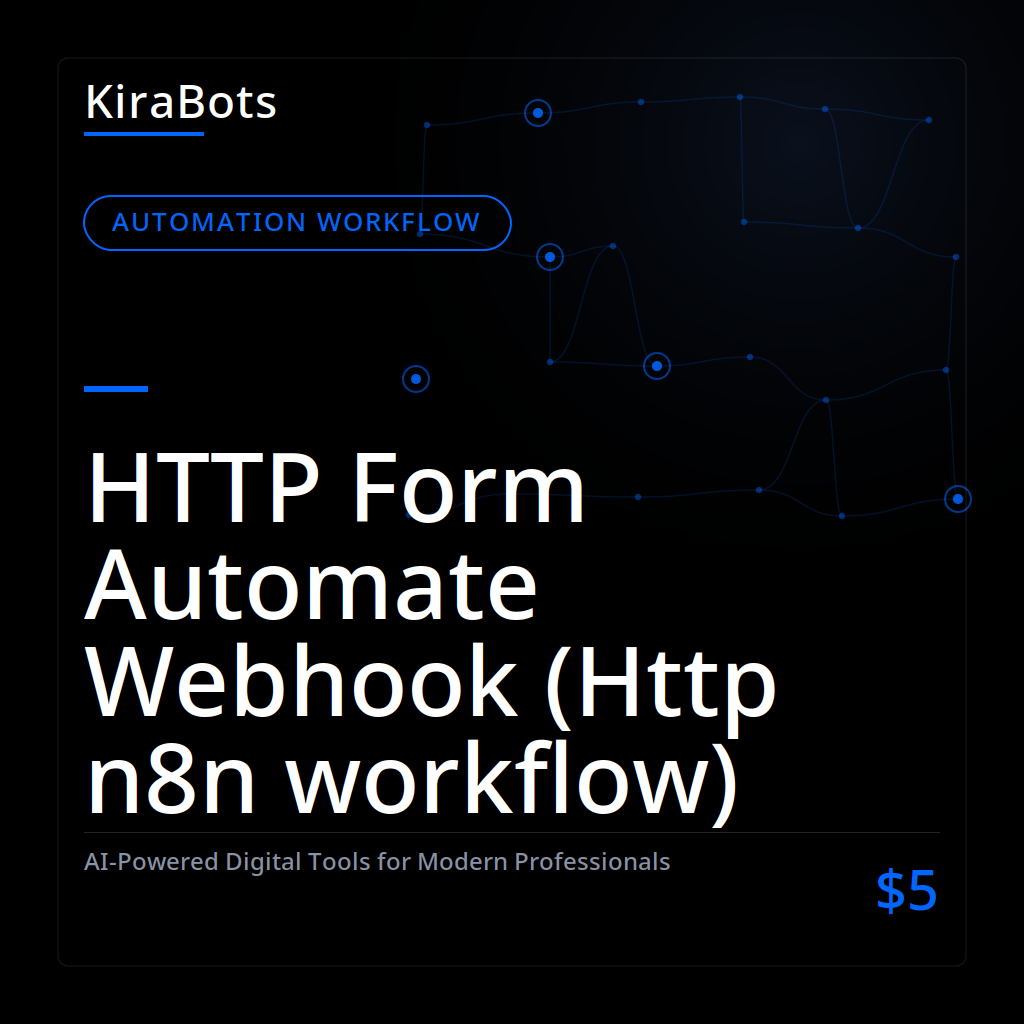 HTTP Form Automate Webhook (Http n8n workflow)