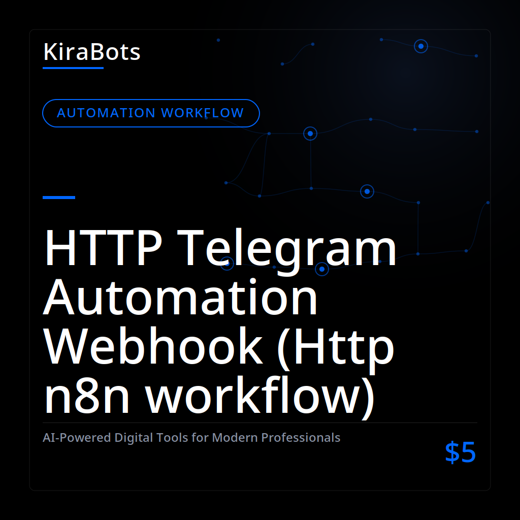 HTTP Telegram Automation Webhook (Http n8n workflow)