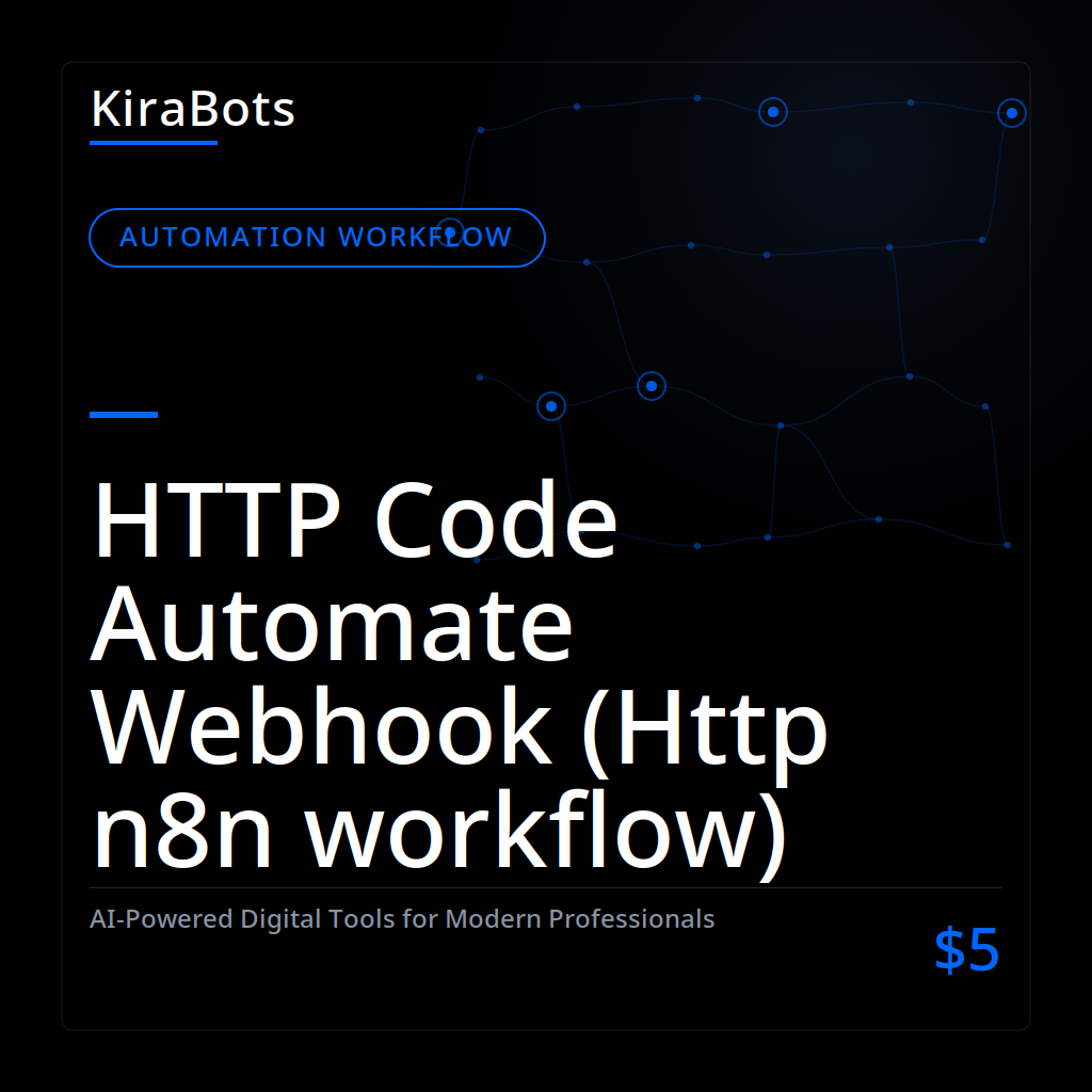 HTTP Code Automate Webhook (Http n8n workflow)