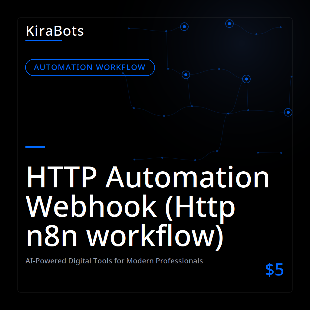 HTTP Automation Webhook (Http n8n workflow)