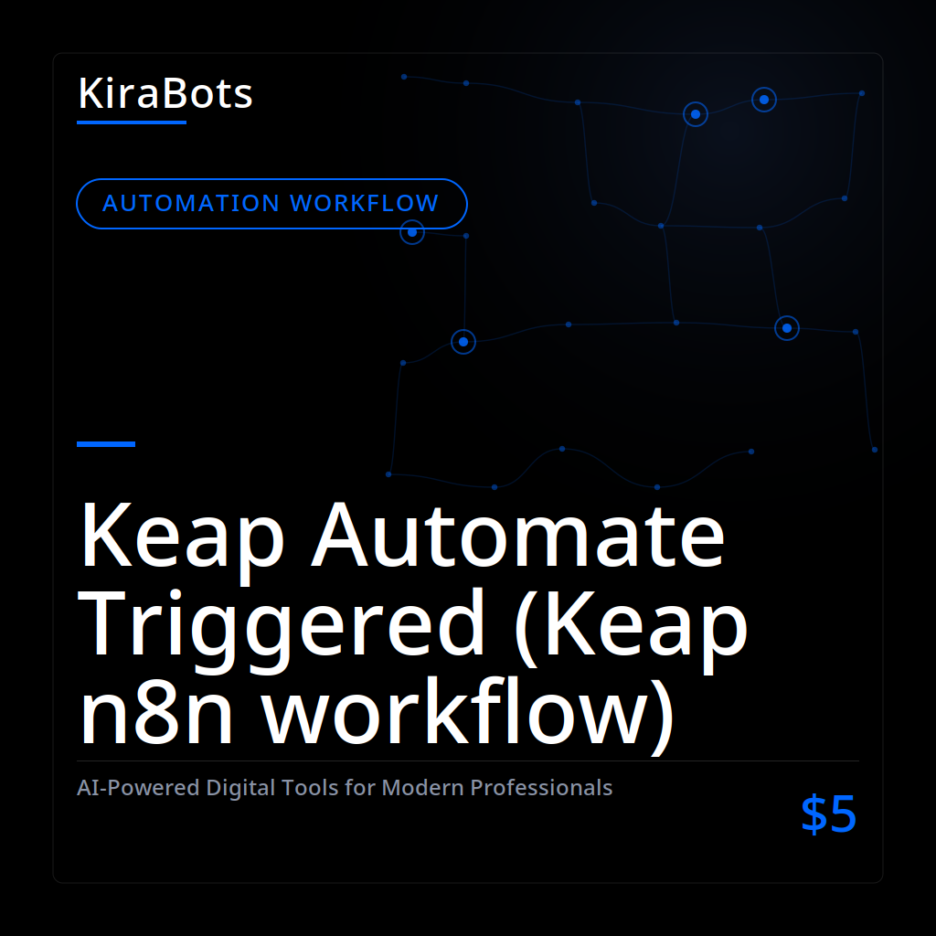 Keap Automate Triggered (Keap n8n workflow)
