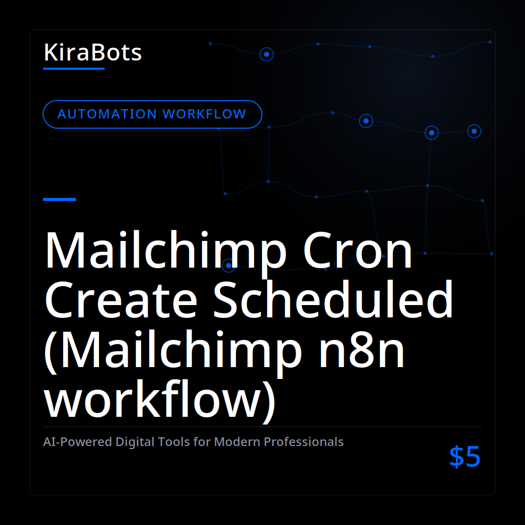 Mailchimp Cron Create Scheduled (Mailchimp n8n workflow)