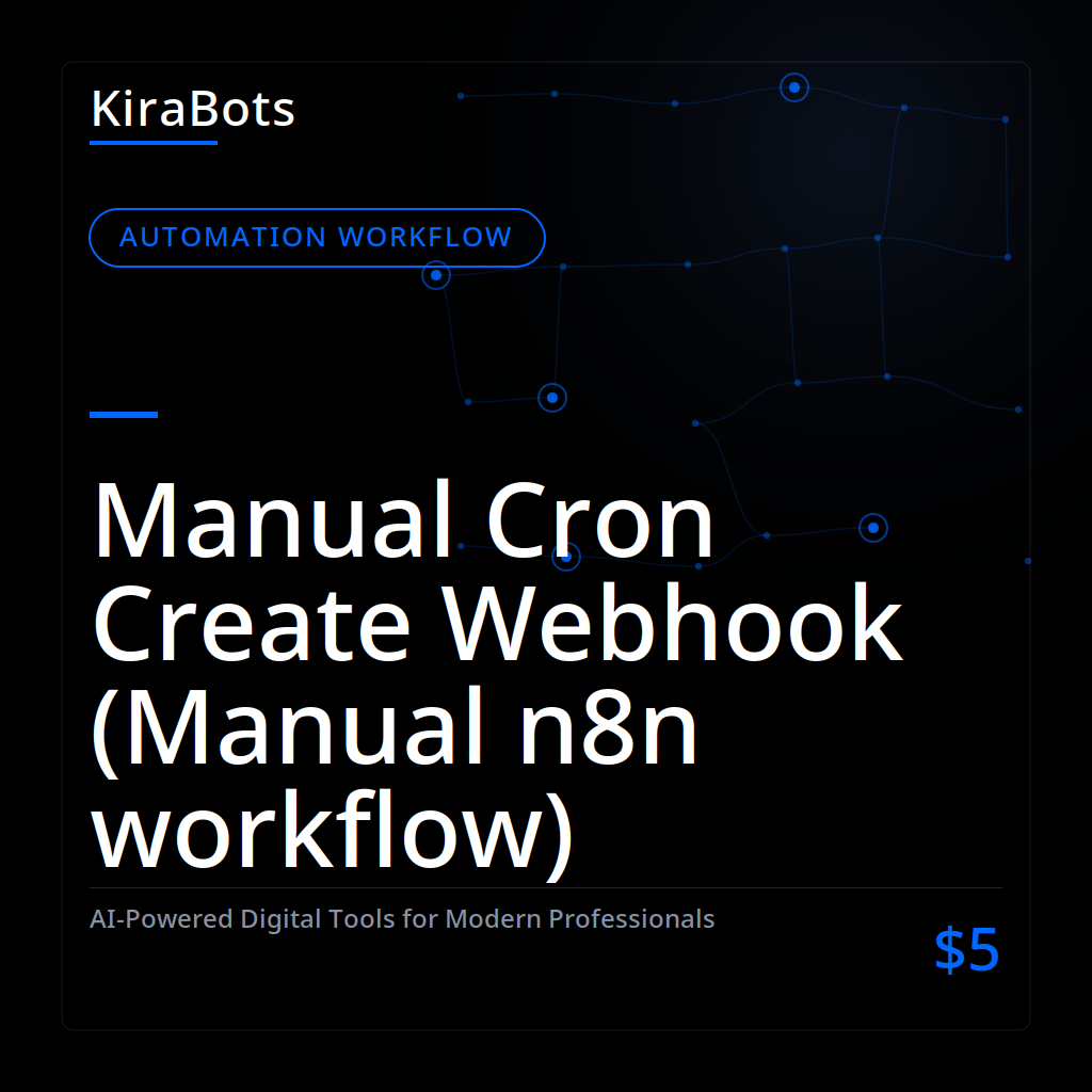 Manual Cron Create Webhook (Manual n8n workflow)