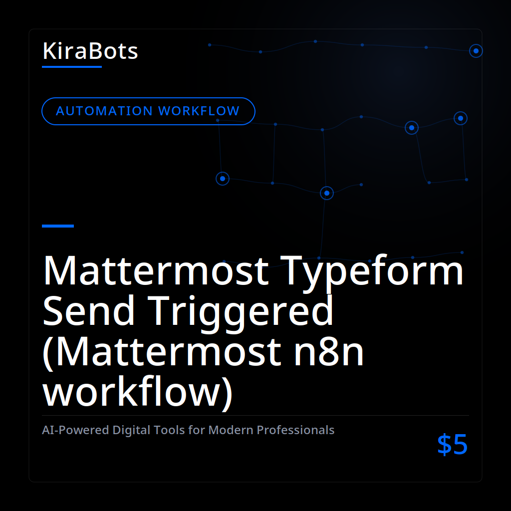 Mattermost Typeform Send Triggered (Mattermost n8n workflow)