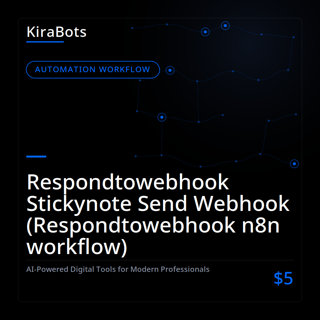 Respondtowebhook Stickynote Send Webhook (Respondtowebhook n8n workflow)
