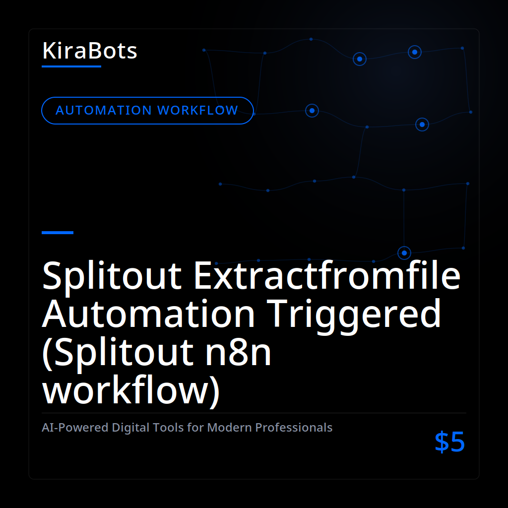 Splitout Extractfromfile Automation Triggered (Splitout n8n workflow)