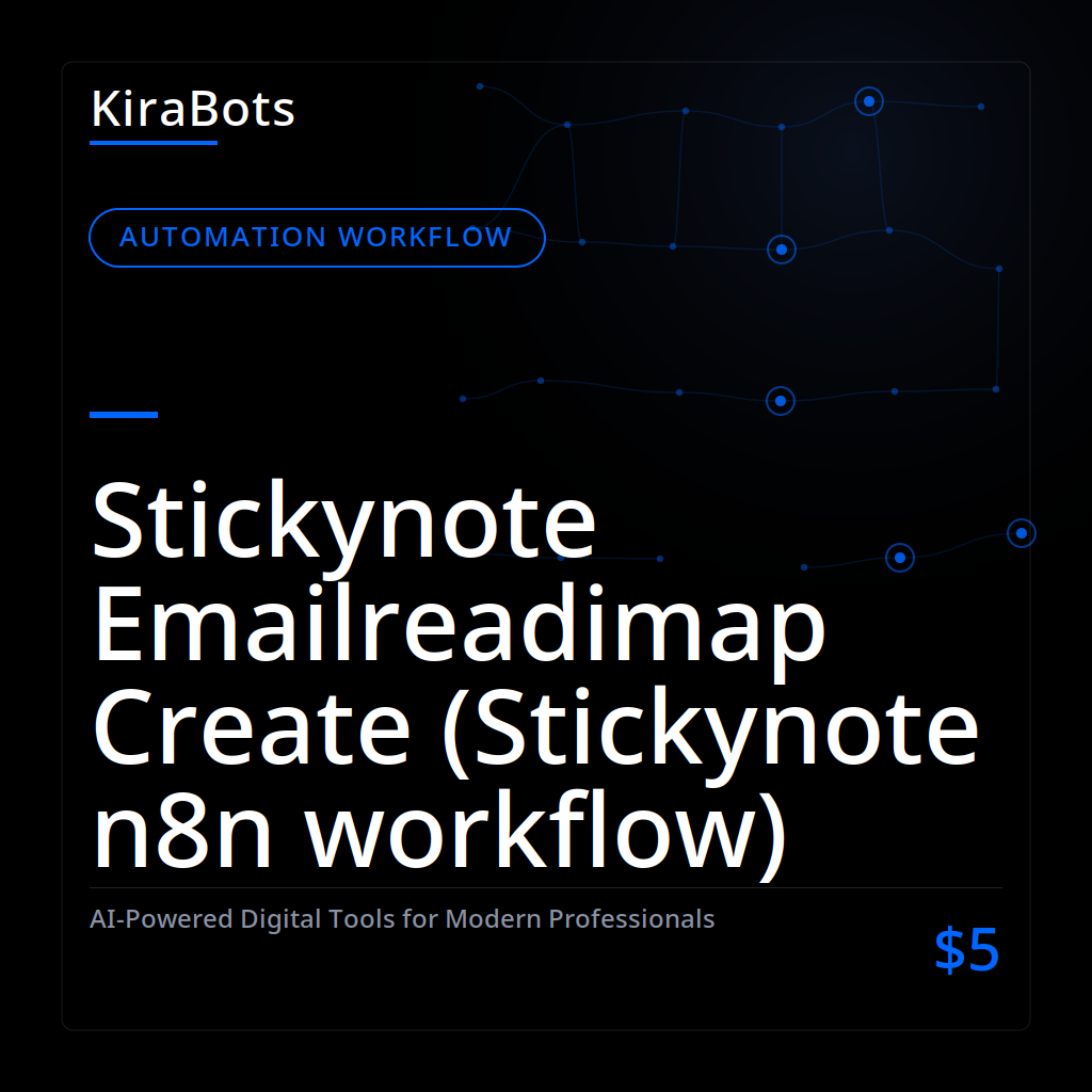 Stickynote Emailreadimap Create (Stickynote n8n workflow)