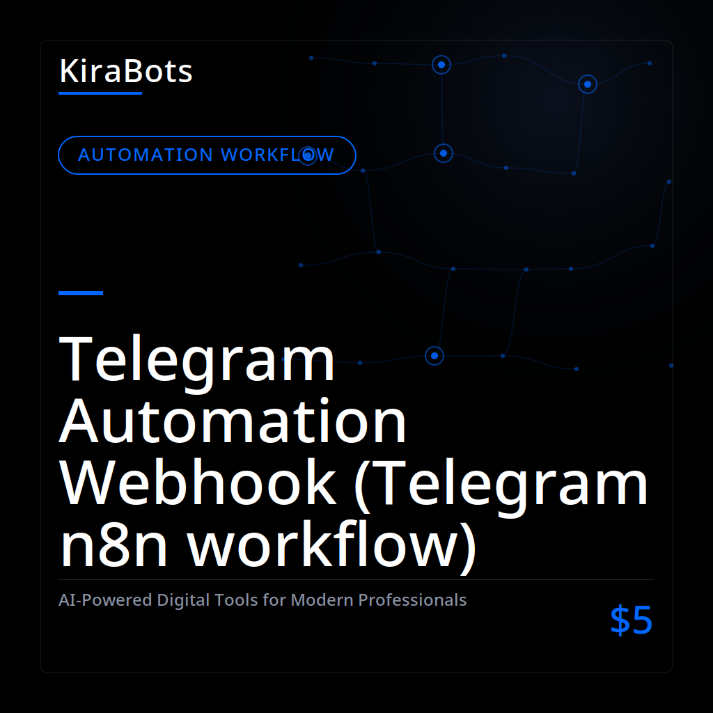 Telegram Automation Webhook (Telegram n8n workflow)