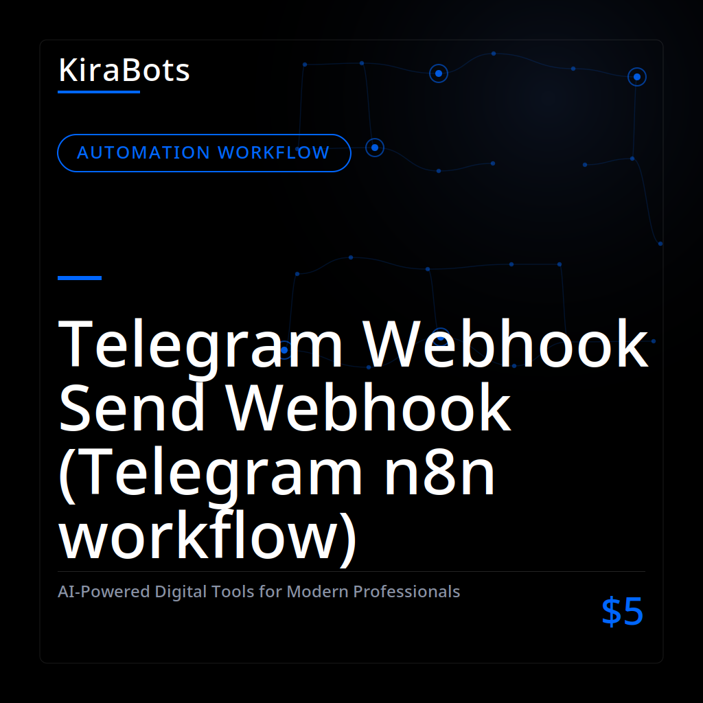 Telegram Webhook Send Webhook (Telegram n8n workflow)