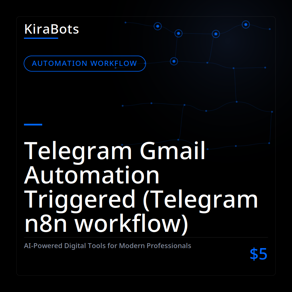 Telegram Gmail Automation Triggered (Telegram n8n workflow)