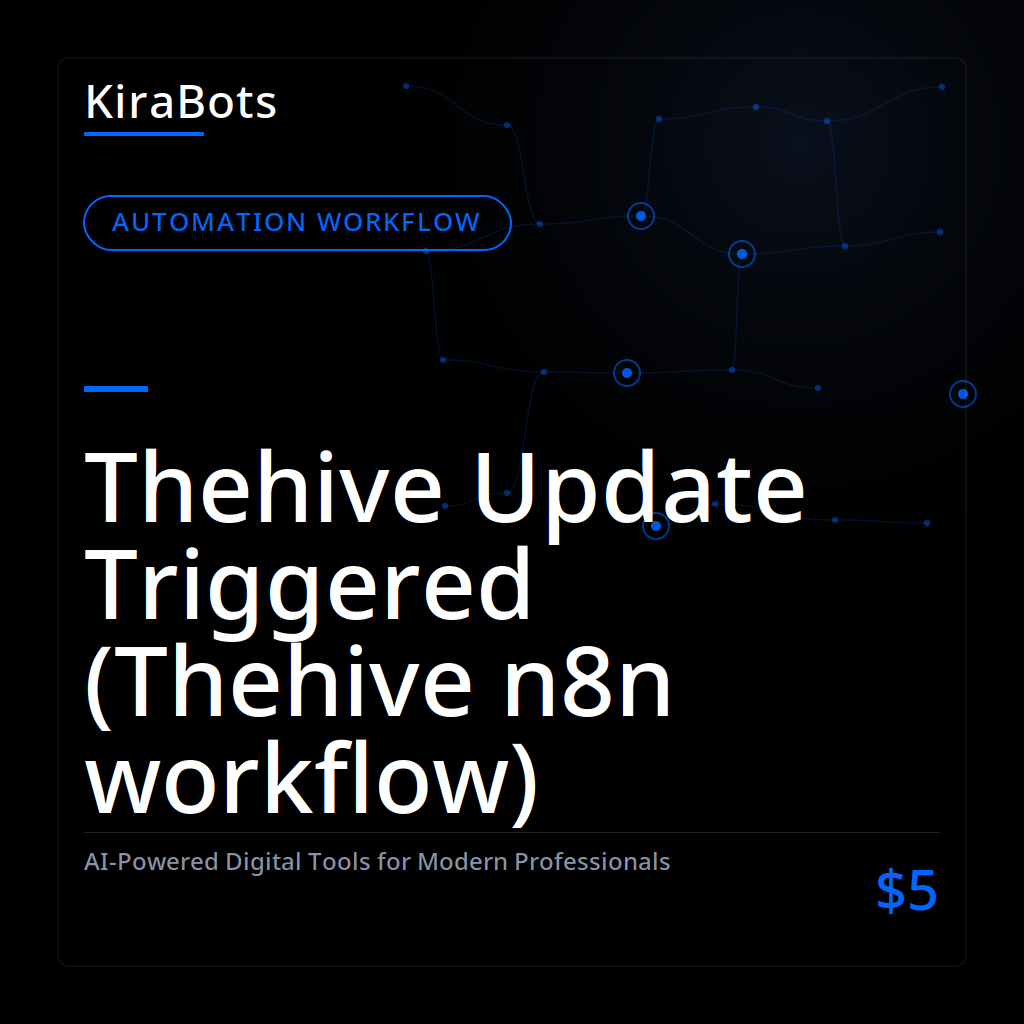 Thehive Update Triggered (Thehive n8n workflow)