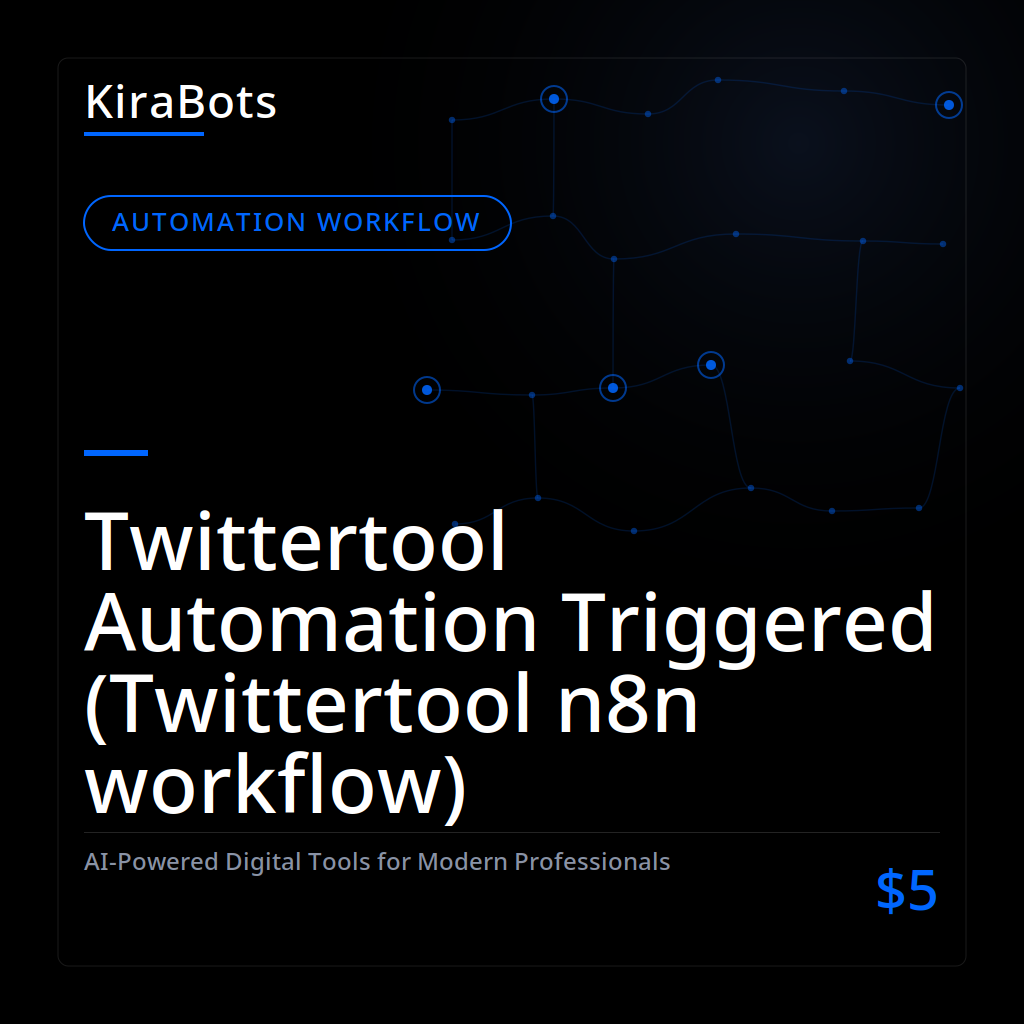 Twittertool Automation Triggered (Twittertool n8n workflow)