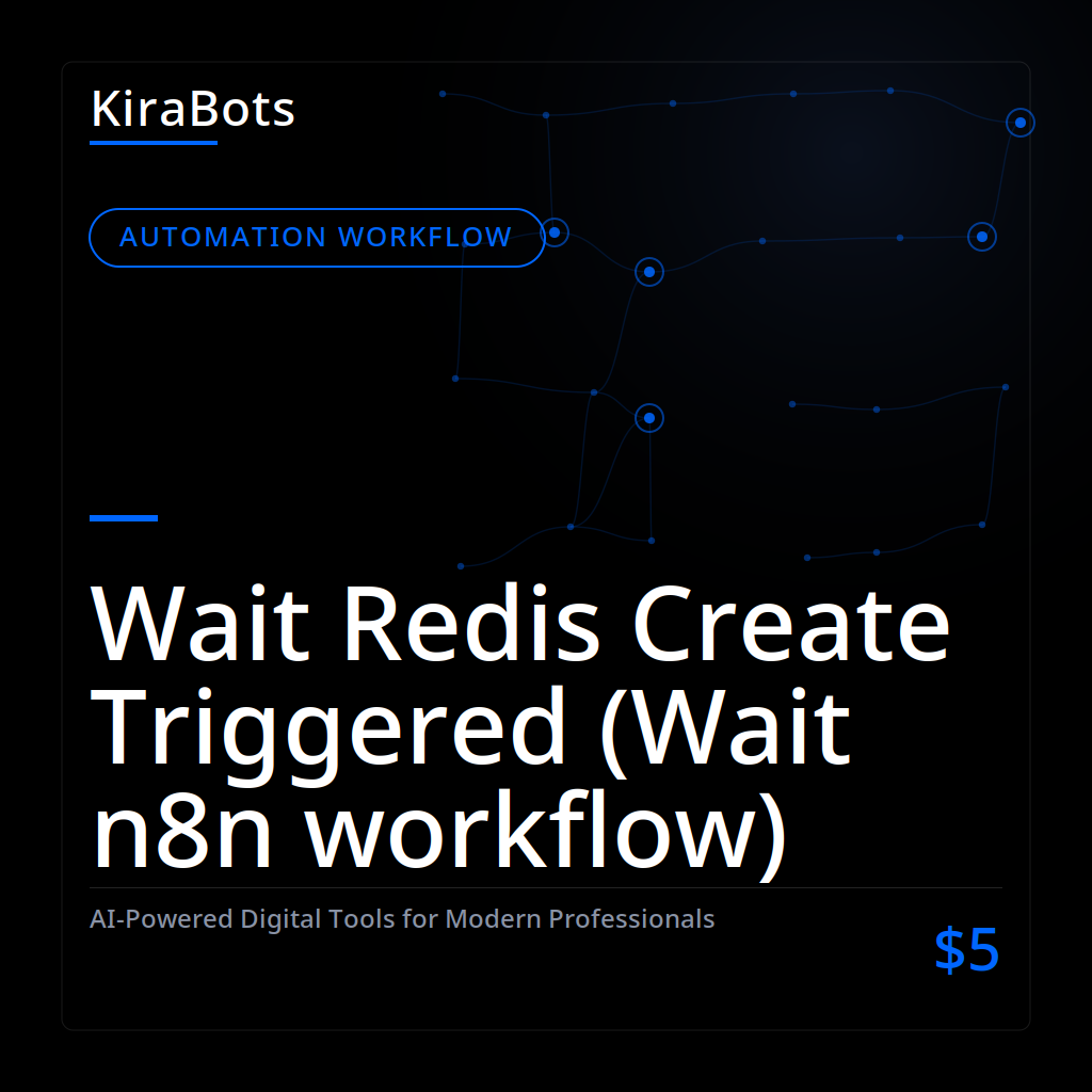 Wait Redis Create Triggered (Wait n8n workflow)