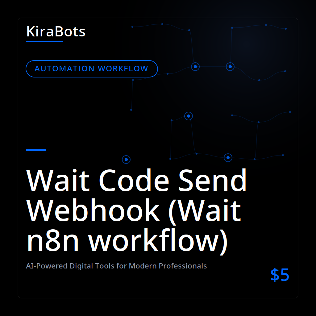 Wait Code Send Webhook (Wait n8n workflow)