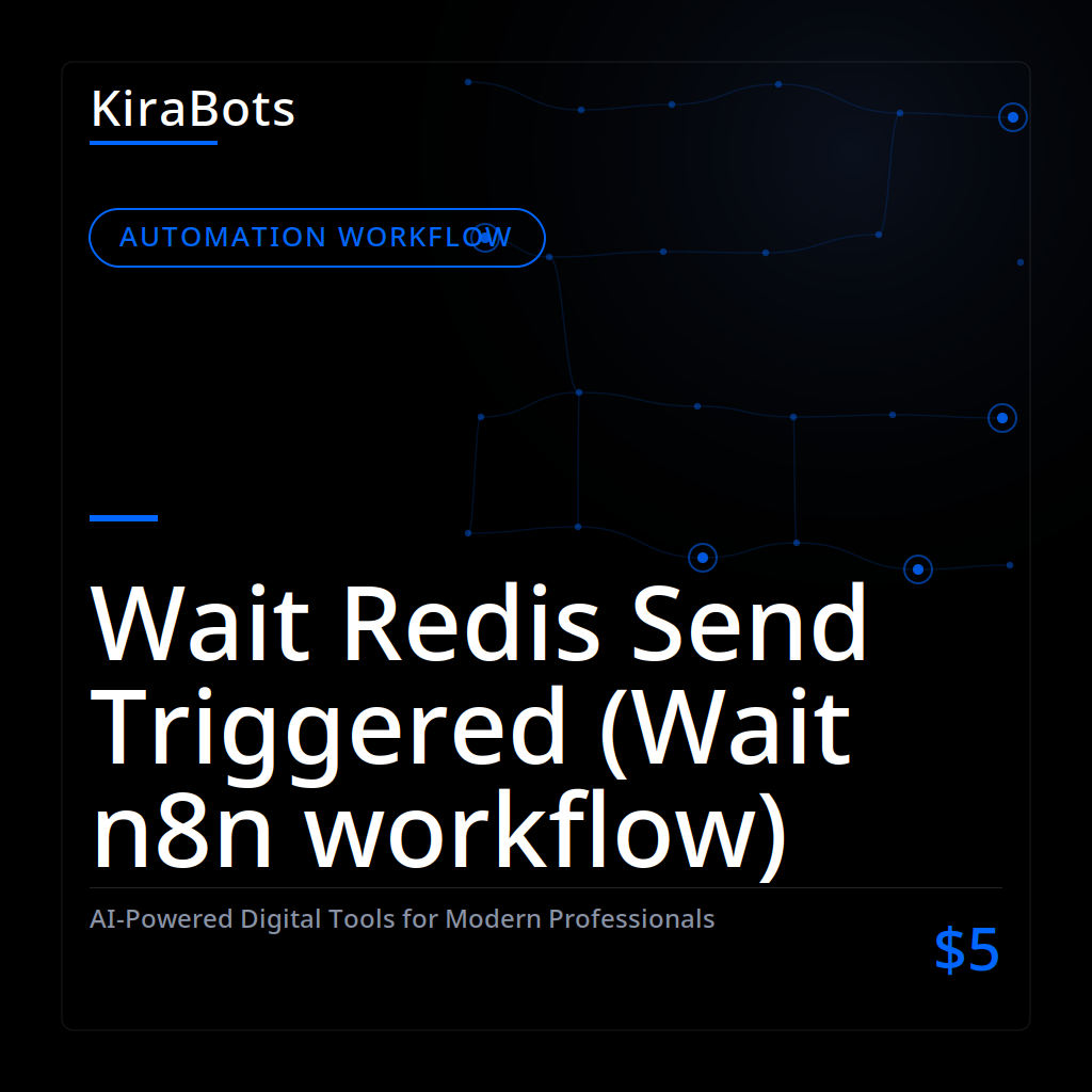 Wait Redis Send Triggered (Wait n8n workflow)