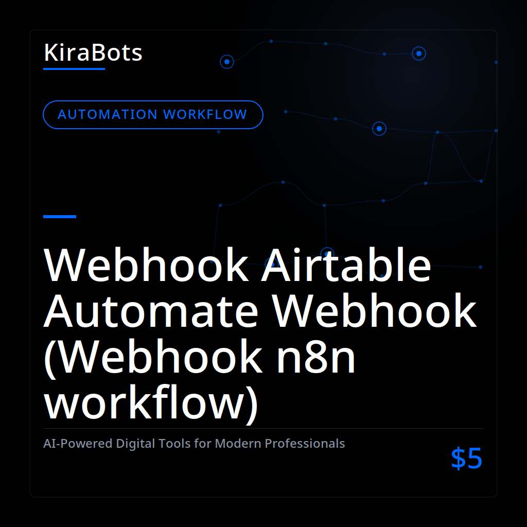 Webhook Airtable Automate Webhook (Webhook n8n workflow)