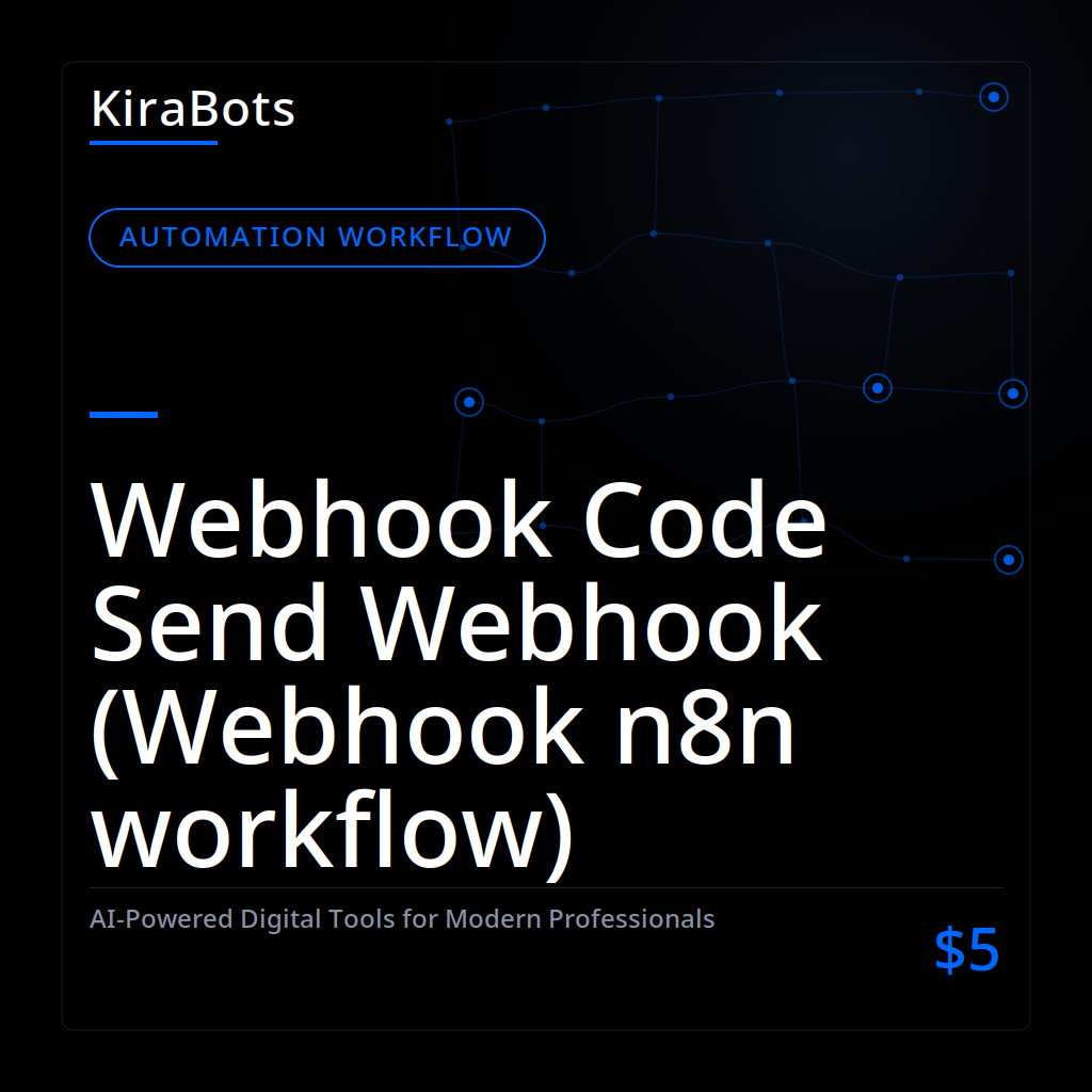 Webhook Code Send Webhook (Webhook n8n workflow)