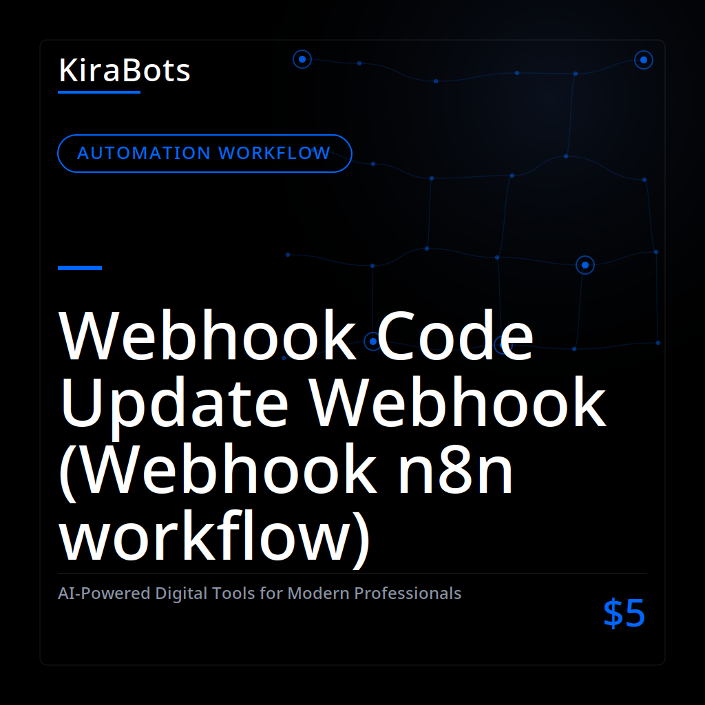 Webhook Code Update Webhook (Webhook n8n workflow)