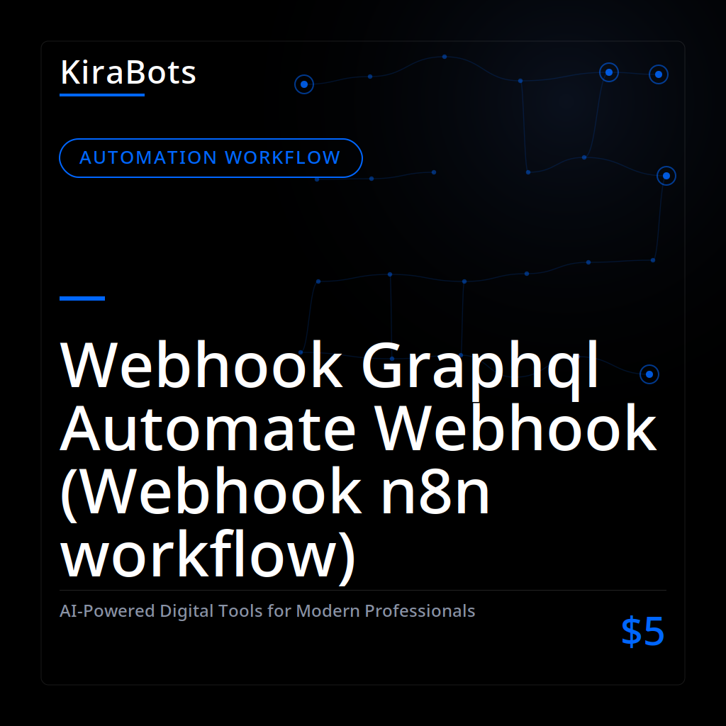 Webhook Graphql Automate Webhook (Webhook n8n workflow)