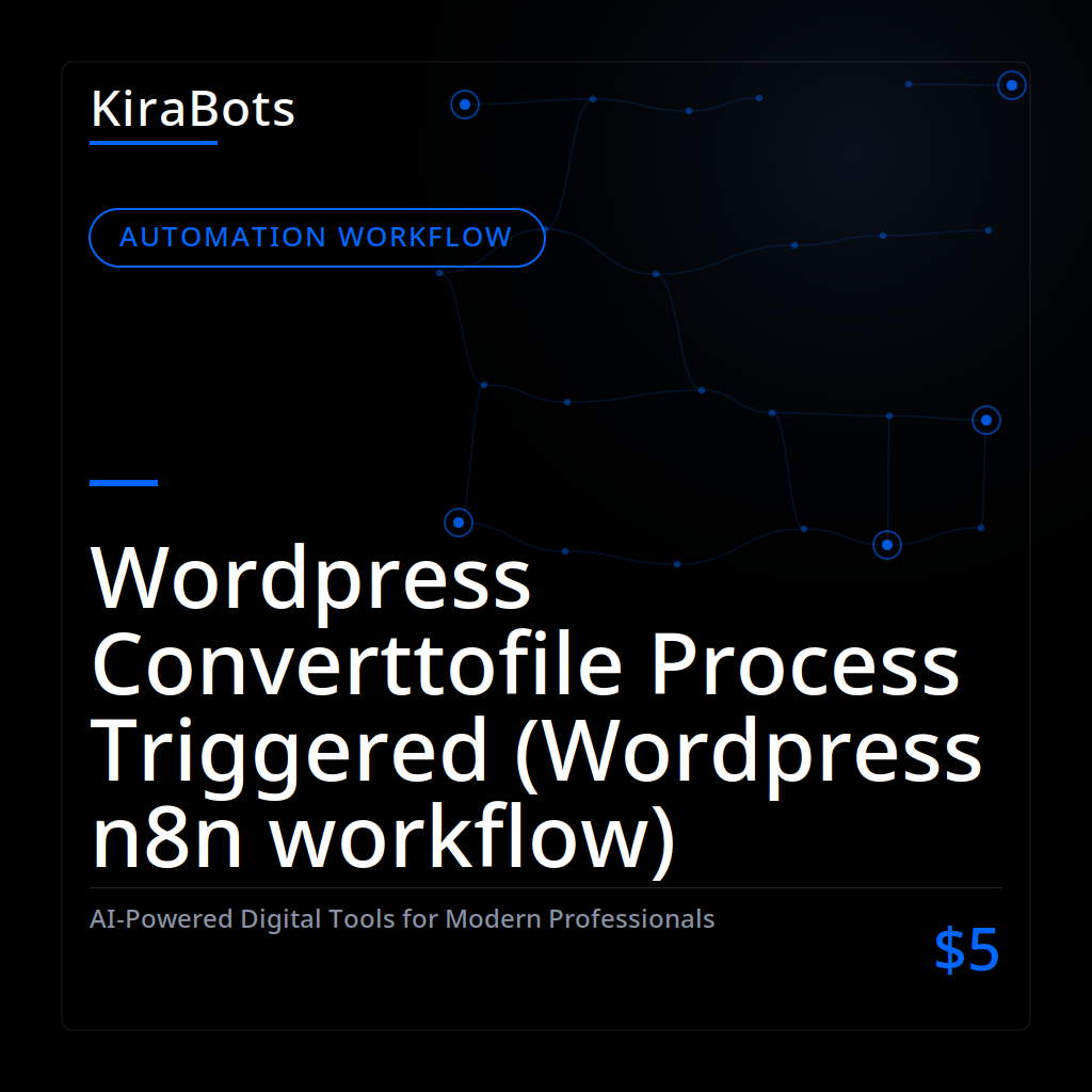 Wordpress Converttofile Process Triggered (Wordpress n8n workflow)