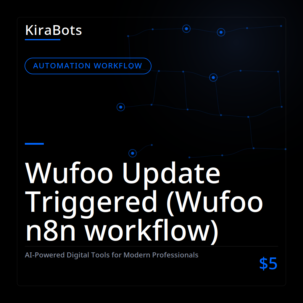 Wufoo Update Triggered (Wufoo n8n workflow)