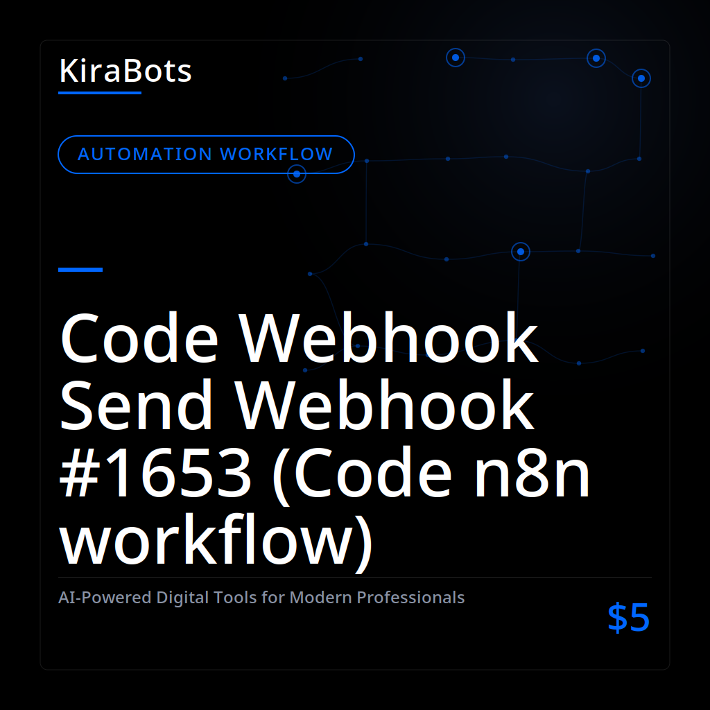 Code Webhook Send Webhook #1653 (Code n8n workflow)