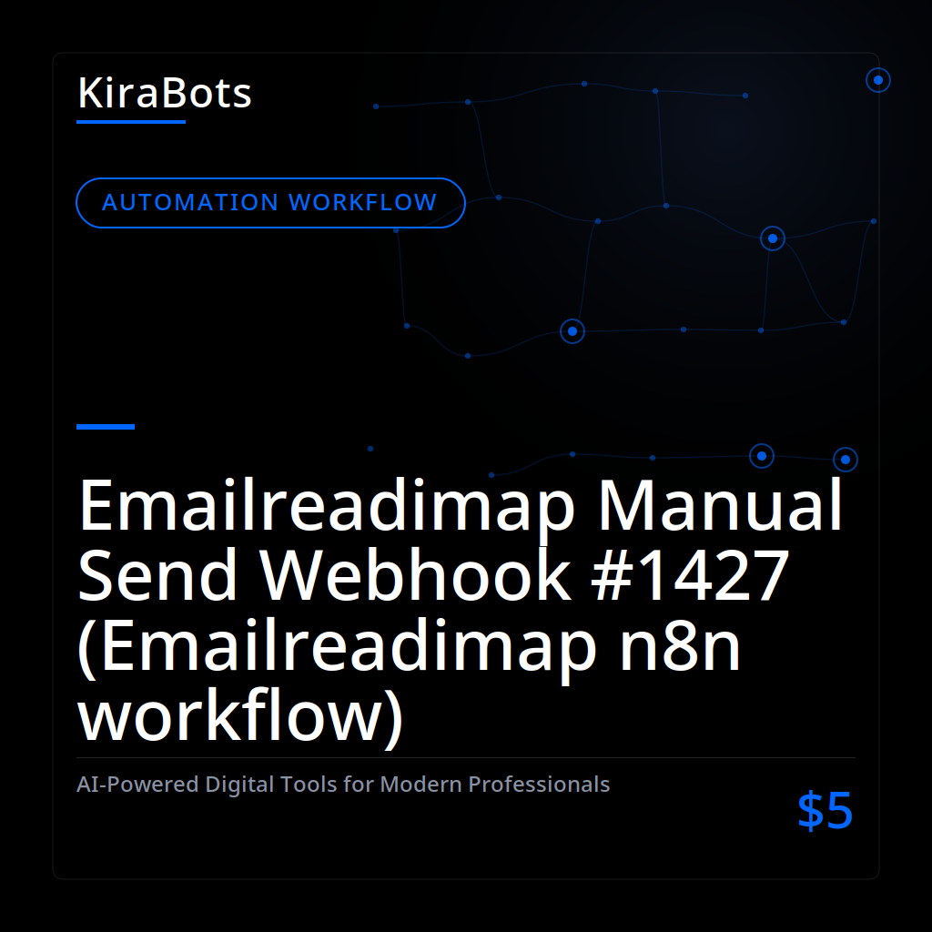 Emailreadimap Manual Send Webhook #1427 (Emailreadimap n8n workflow)