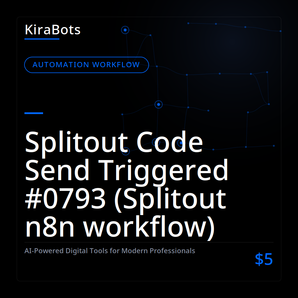 Splitout Code Send Triggered #0793 (Splitout n8n workflow)