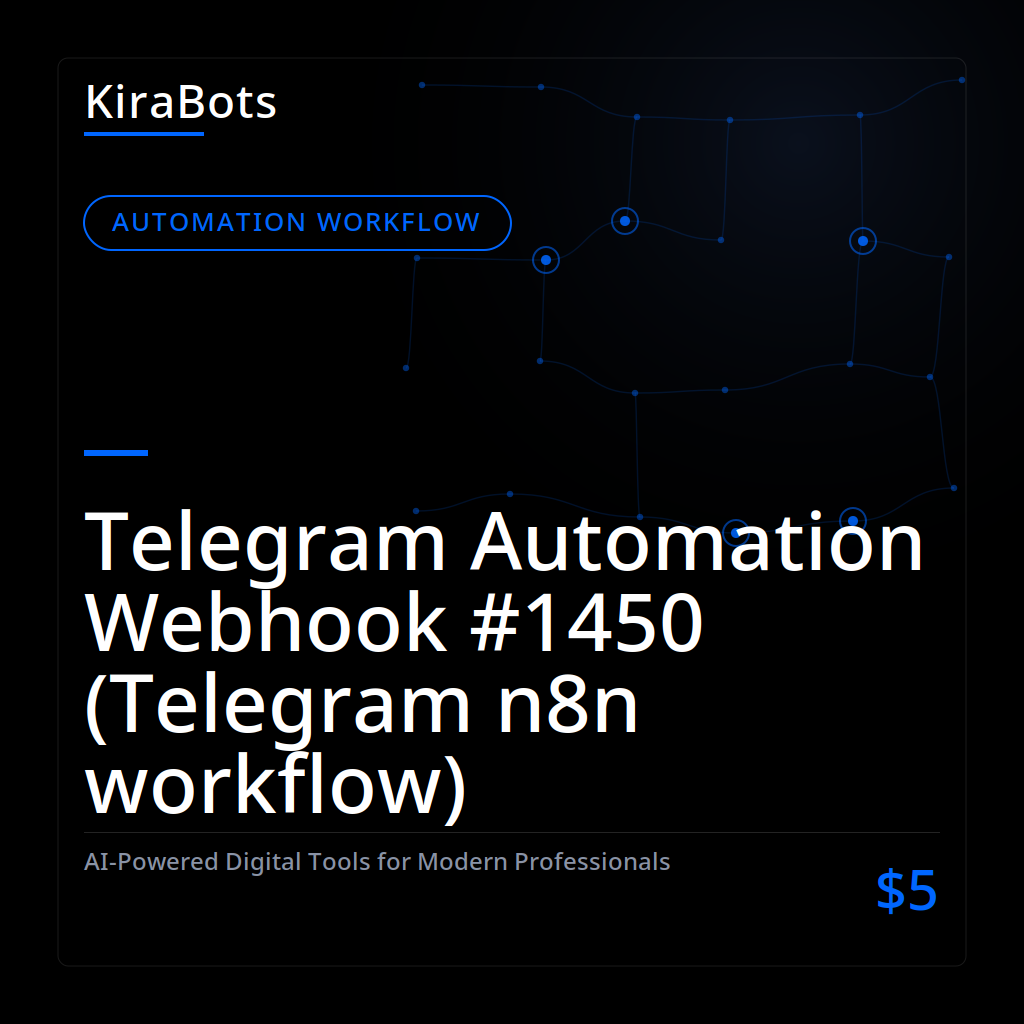 Telegram Automation Webhook #1450 (Telegram n8n workflow)