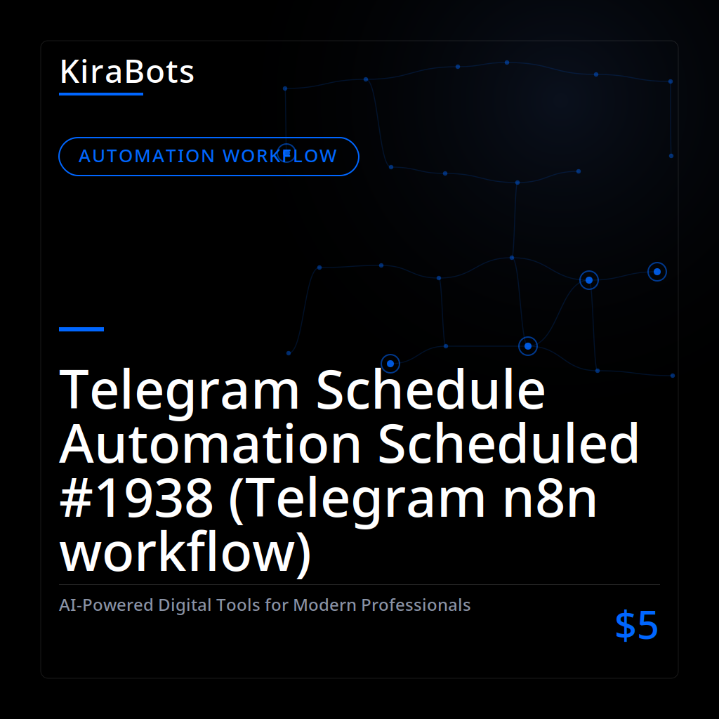 Telegram Schedule Automation Scheduled #1938 (Telegram n8n workflow)