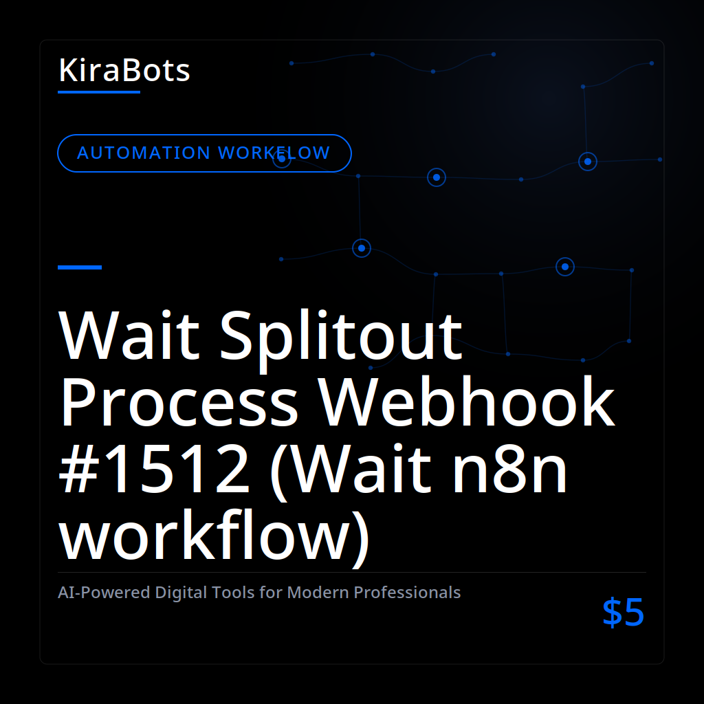 Wait Splitout Process Webhook #1512 (Wait n8n workflow)
