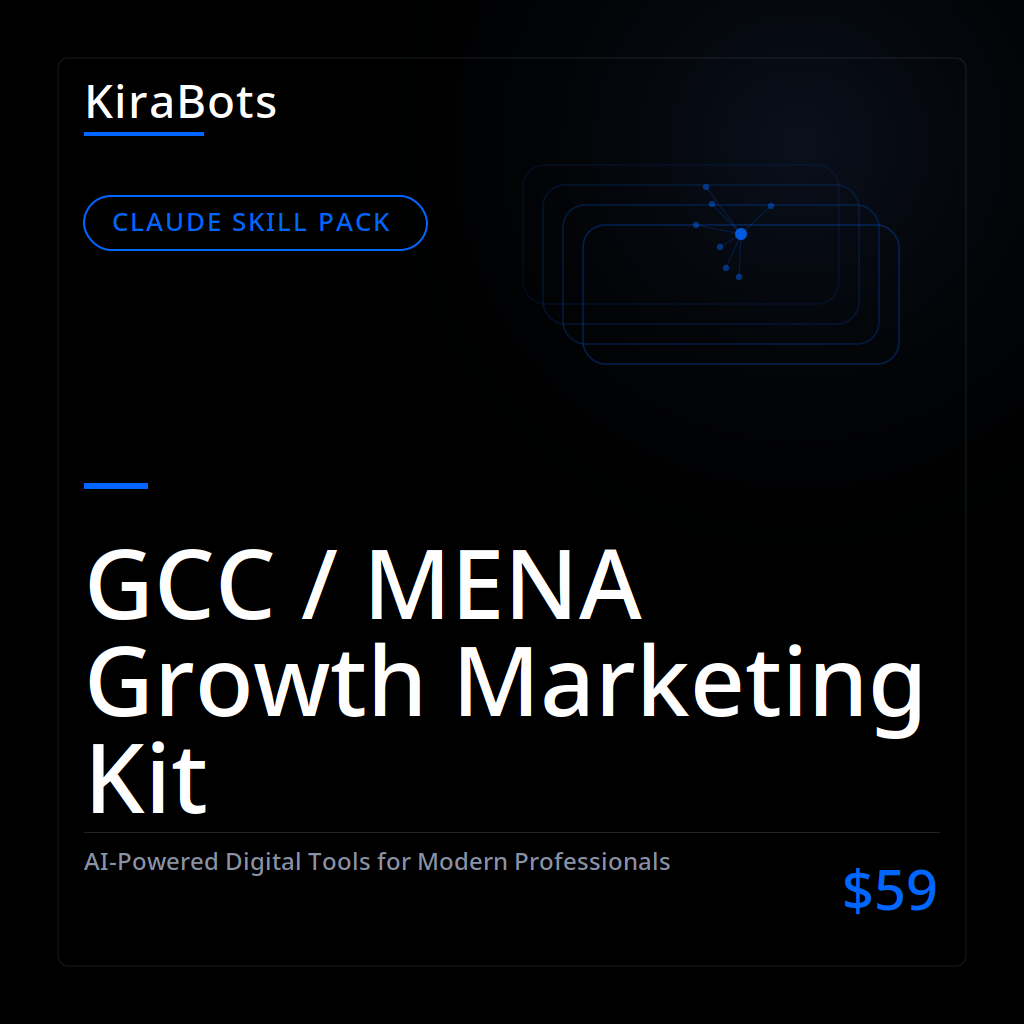 GCC / MENA Growth Marketing Kit