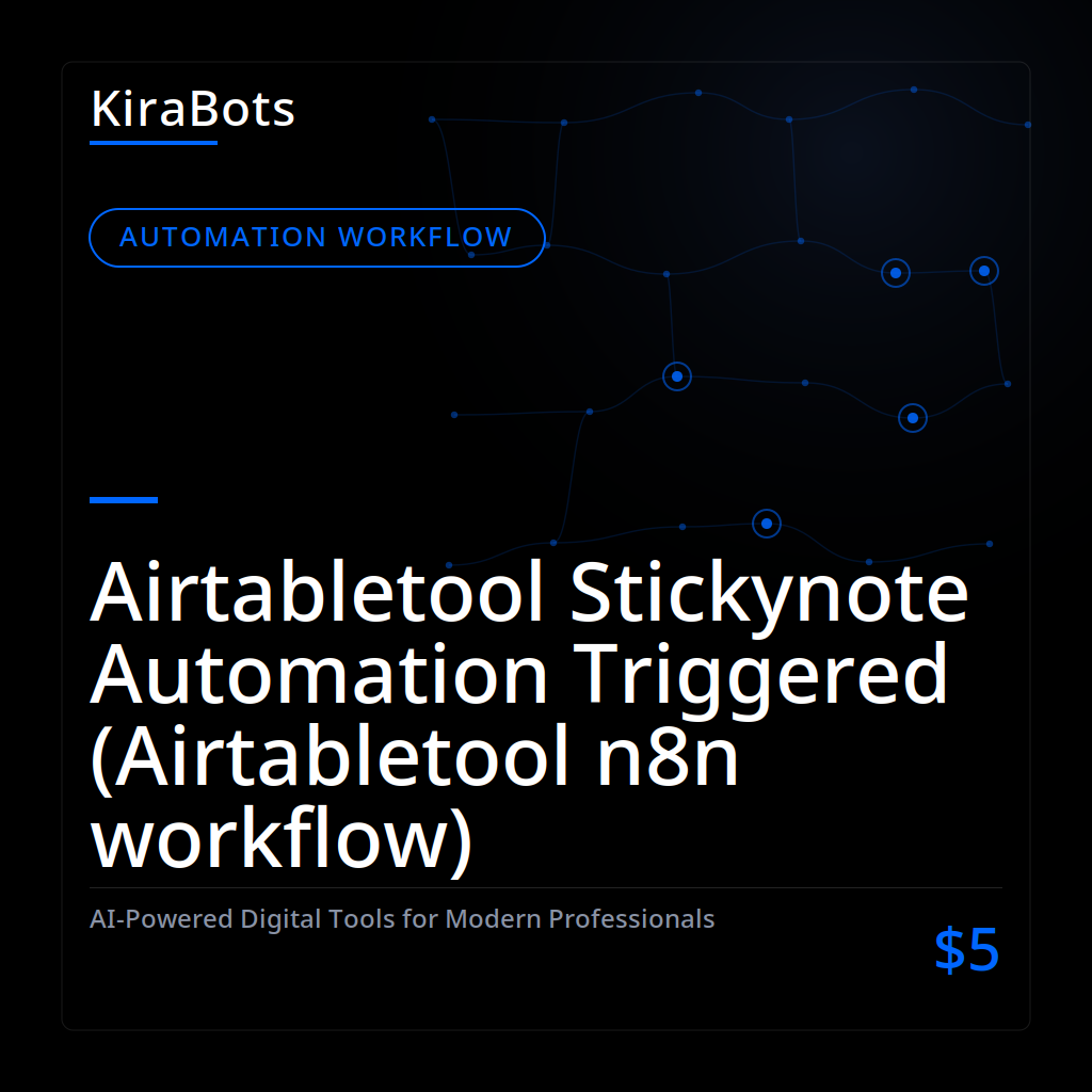 Airtabletool Stickynote Automation Triggered (Airtabletool n8n workflow)