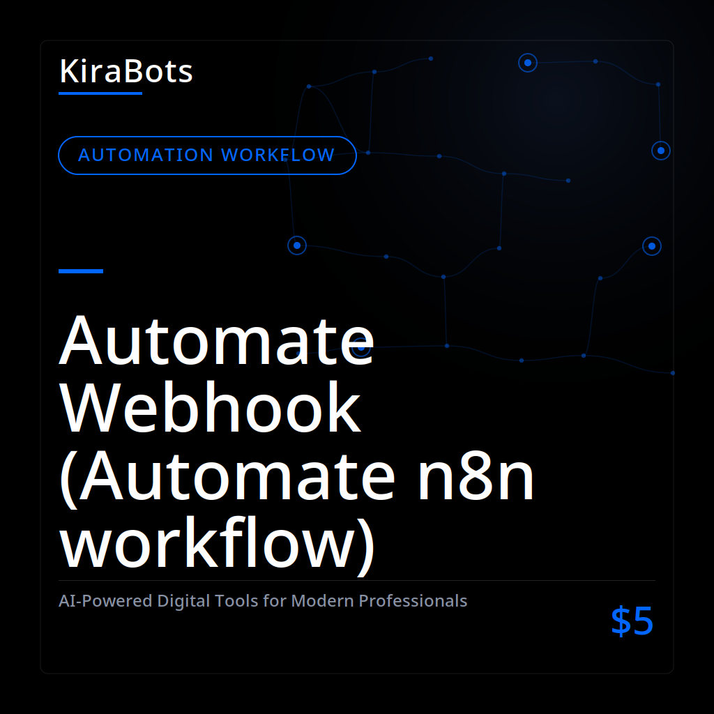 Automate Webhook (Automate n8n workflow)