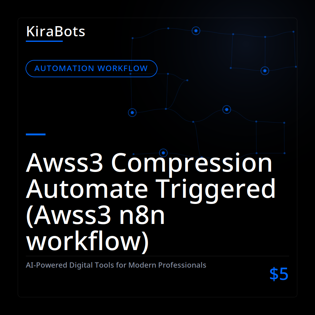 Awss3 Compression Automate Triggered (Awss3 n8n workflow)