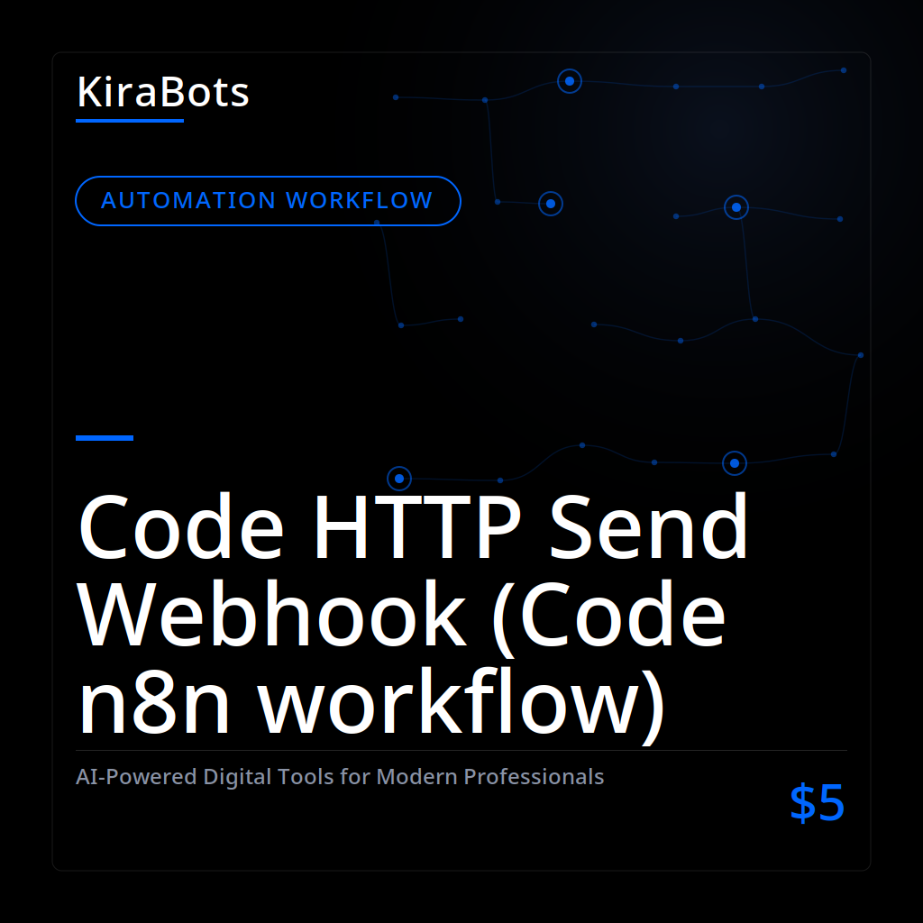 Code HTTP Send Webhook (Code n8n workflow)