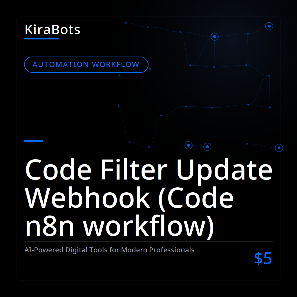 Code Filter Update Webhook (Code n8n workflow)