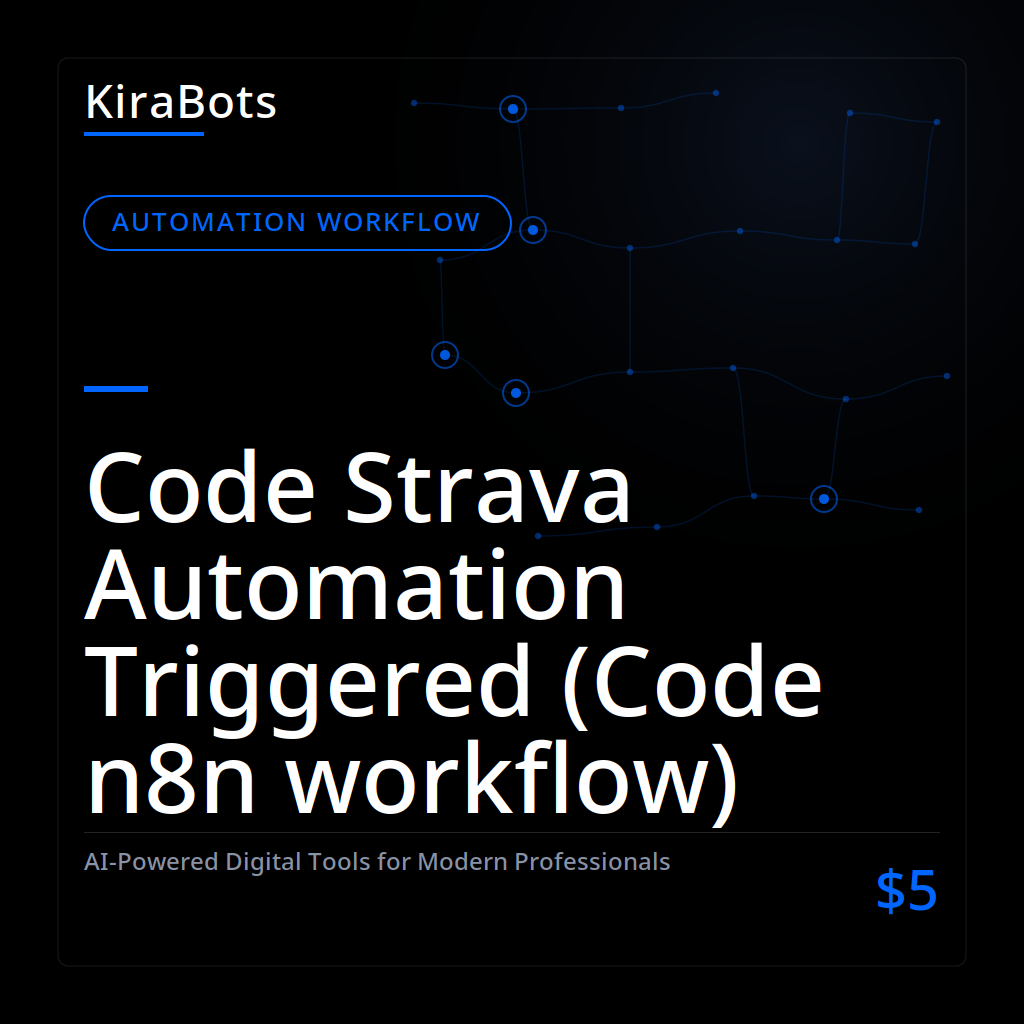 Code Strava Automation Triggered (Code n8n workflow)