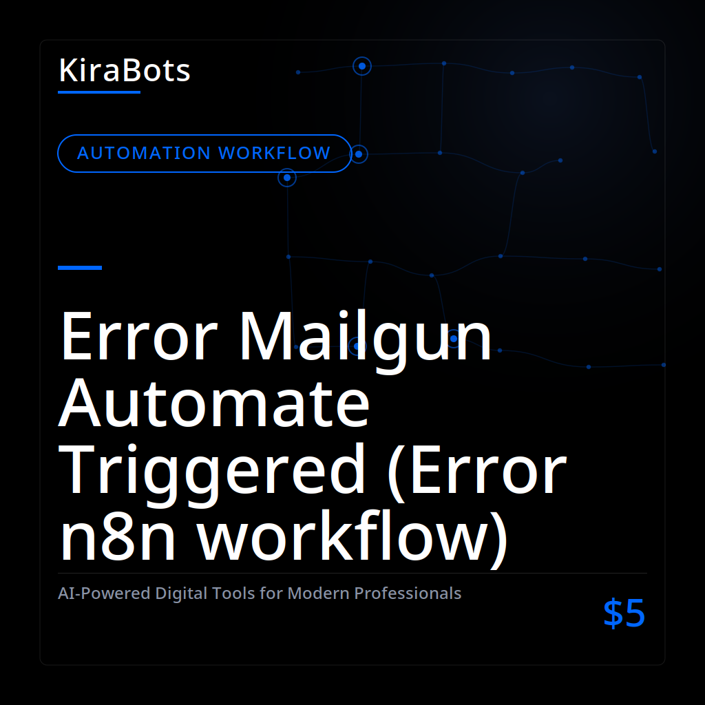 Error Mailgun Automate Triggered (Error n8n workflow)